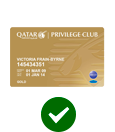 Qatar Airways Gold Card