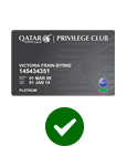 Qatar Airways Platinum Card
