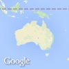 Mapa de Australia/Nueva Zelanda 